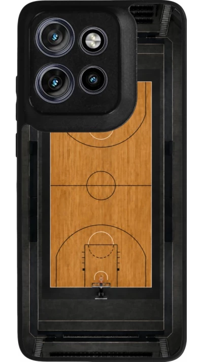 Coque Motorola Moto S50 - Silicone rigide noir Sports 2026 Basketball