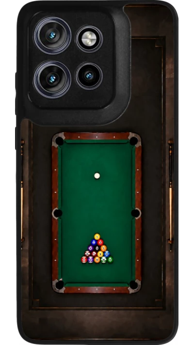 Coque Motorola Moto S50 - Silicone rigide noir Sports 2026 Billard