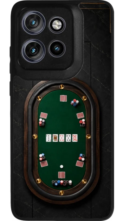 Coque Motorola Moto S50 - Silicone rigide noir Sports 2026 Poker