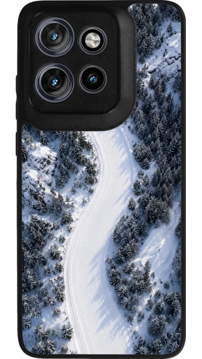 Coque Motorola Moto S50 - Silicone rigide noir Sports 2026 Ski