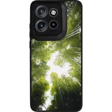Coque Motorola Moto S50 - Silicone rigide noir Spring 23 forest blue sky