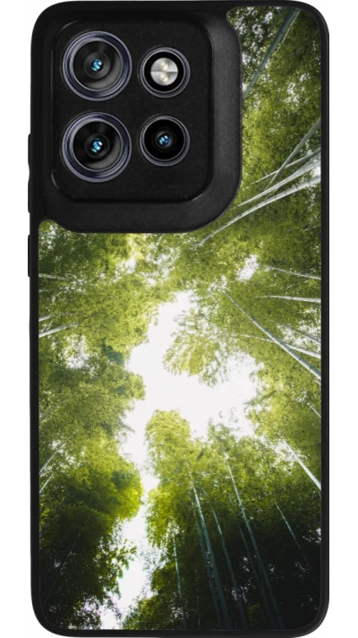 Coque Motorola Moto S50 - Silicone rigide noir Spring 23 forest blue sky