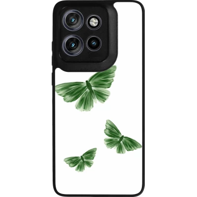 Coque Motorola Moto S50 - Silicone rigide noir Butterflies Spring 2026