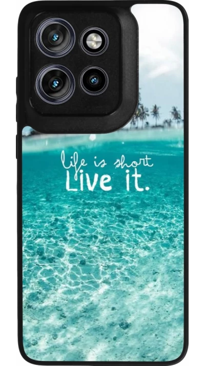 Coque Motorola Moto S50 - Silicone rigide noir Summer 18 24