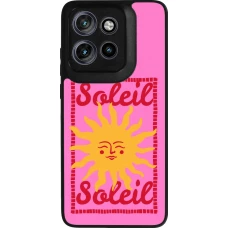 Coque Motorola Moto S50 - Silicone rigide noir Sun sun 2026