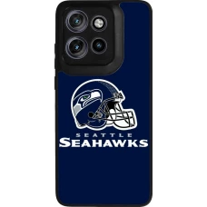 Motorola Moto S50 Case Hülle - Silikon schwarz Super Bowl 26 Seattle 3