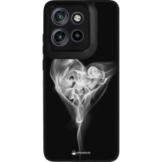 Motorola Moto S50 Case Hülle - Silikon schwarz Valentine 2022 Black Smoke