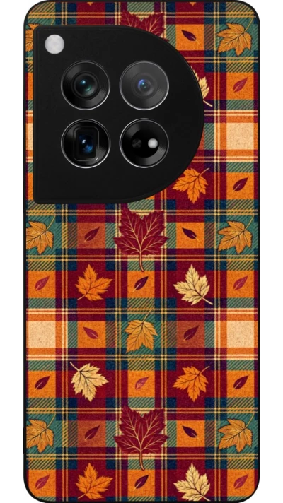 Coque OnePlus 12 - Silicone rigide noir Autumn 26 Autumn pattern