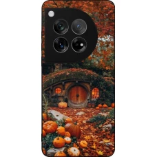 OnePlus 12 Case Hülle - Silikon schwarz Autumn 26 Hobbit house