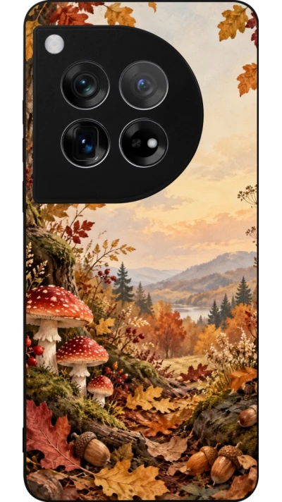 Coque OnePlus 12 - Silicone rigide noir Autumn 26 Illustrated Autumn