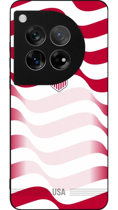 OnePlus 12 Case Hülle - Silikon schwarz Vereinigten Staaten 2026 personalisierbares Fussballtrikot