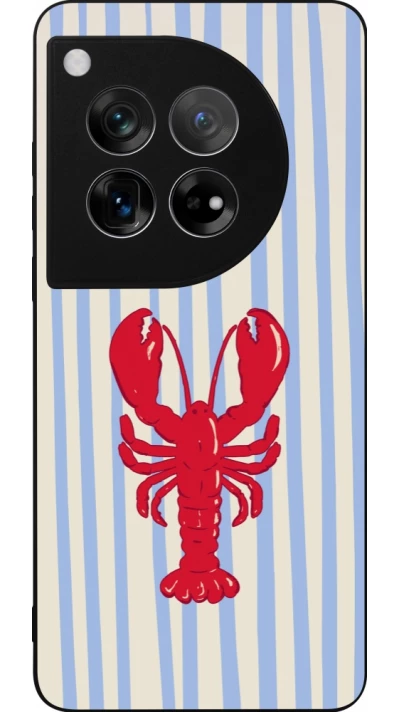 Coque OnePlus 12 - Silicone rigide noir Red lobster 2026