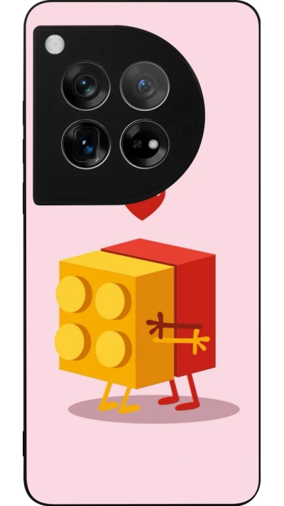 Coque OnePlus 12 - Silicone rigide noir Saint Valentines Day 26 Puzzle
