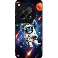 OnePlus 12 Case Hülle - Silikon schwarz VR SpaceCat Odyssee