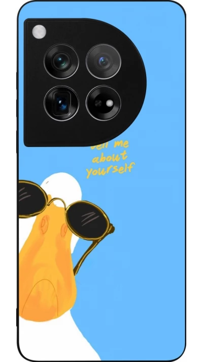 Coque OnePlus 12 - Silicone rigide noir Tell me about yourself Summer 2026
