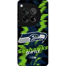 Coque OnePlus 12 - Silicone rigide noir Super Bowl 26 Seattle 2