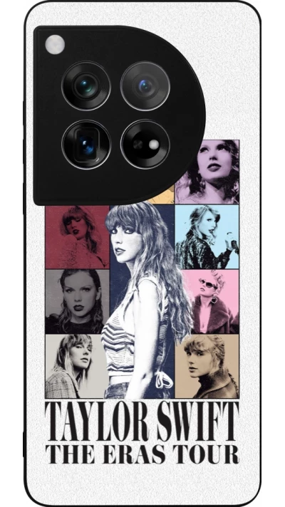 Coque OnePlus 12 - Silicone rigide noir Taylor Swift The Eras Tour