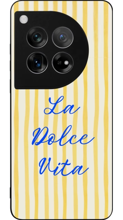 Coque OnePlus 12 - Silicone rigide noir The good life 2026