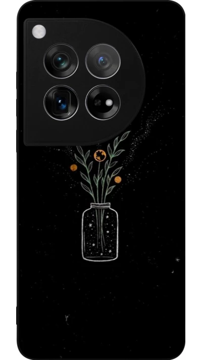 Coque OnePlus 12 - Silicone rigide noir Vase black