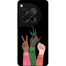 Coque OnePlus 12 - Silicone rigide noir Womens day 2026 2