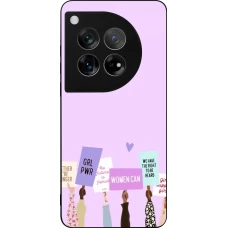 Coque OnePlus 12 - Silicone rigide noir Womens day 2026 9