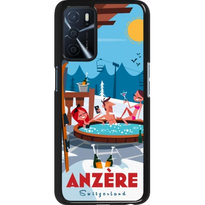 OPPO A16s Case Hülle - Anzère Mountain Jacuzzi