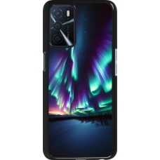 OPPO A16s Case Hülle - Funkelndes Nordlicht