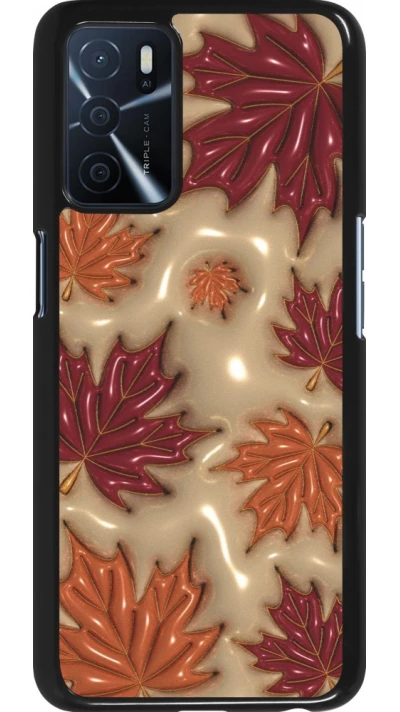 Coque OPPO A16s - Autumn 26 3D leaves