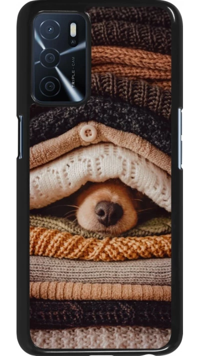 Coque OPPO A16s - Autumn 26 Dog under the covers