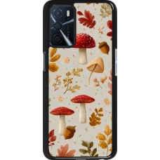 Coque OPPO A16s - Autumn 26 Mushrooms and leaves