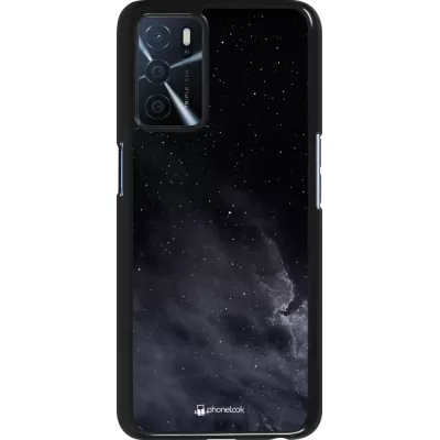Oppo A16s Case Hülle - Black Sky Clouds
