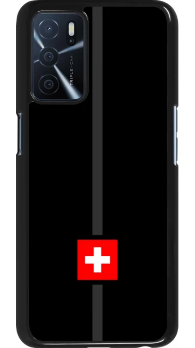 OPPO A16s Case Hülle - Kanton CH schwarz