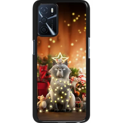 OPPO A16s Case Hülle - Christmas 25 Xmas Cat