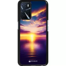 OPPO A16s Case Hülle - Sonnenuntergang gelb violett