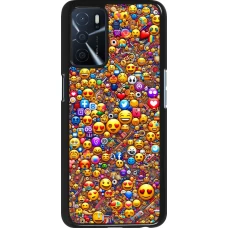 OPPO A16s Case Hülle - Emoji gemischt