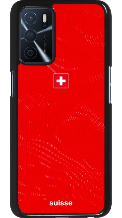 OPPO A16s Case Hülle - Schweiz 2026 personalisierbares Fussballtrikot