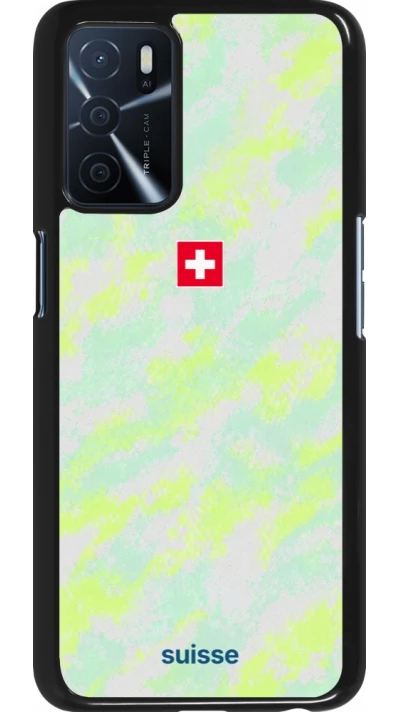 OPPO A16s Case Hülle - Schweiz Away 2026 personalisierbares Fussballtrikot
