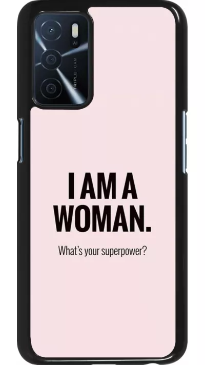 Oppo A16s Case Hülle - I am a woman