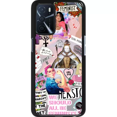 Coque Oppo A16s - Girl Power Collage