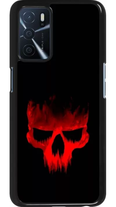 OPPO A16s Case Hülle - Halloween 2023 scary skull