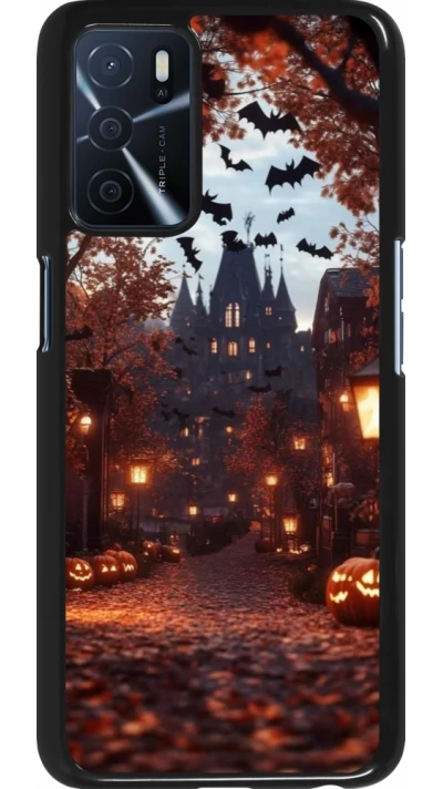OPPO A16s Case Hülle - Halloween 2025 Haunted house