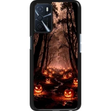 OPPO A16s Case Hülle - Halloween 2025 Road of Terrifying Pumpkins