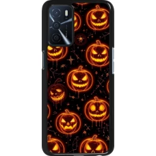 Coque OPPO A16s - Halloween 2026 Pattern Pumpkins
