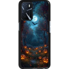 Coque OPPO A16s - Halloween 2026 Road of Pumpkins