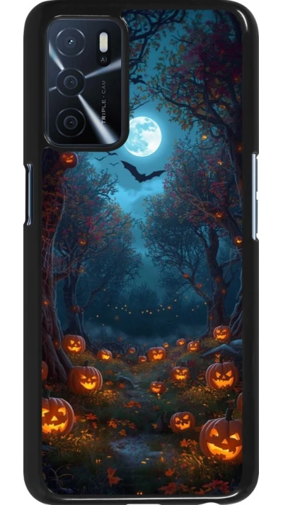 OPPO A16s Case Hülle - Halloween 2026 Road of Pumpkins