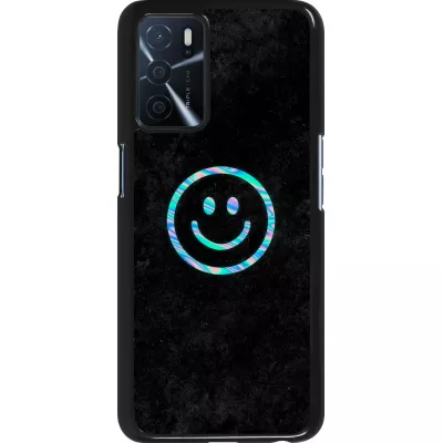 Oppo A16s Case Hülle - Happy smiley irisirt