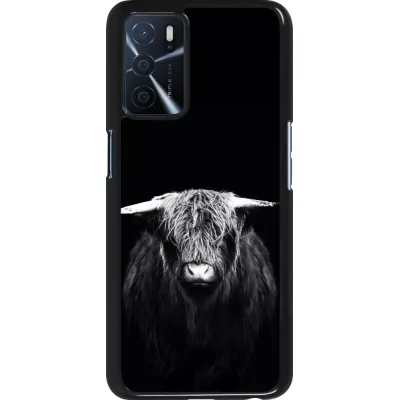 Coque Oppo A16s - Highland calf black