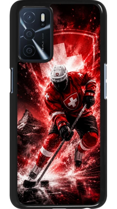 OPPO A16s Case Hülle - Hockey World Championship Player