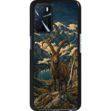Coque OPPO A16s - Linocut Bouquetin