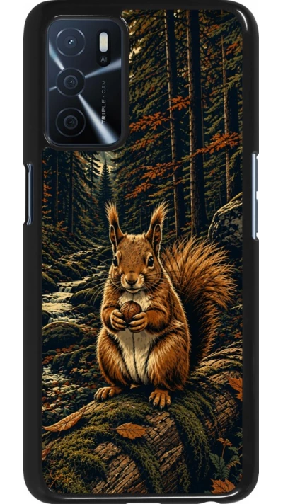 Coque OPPO A16s - Linocut Ecureuil